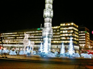 دوار بجانب الساحة العامة - السويد